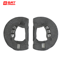 Protection de conduit d'air de refroidissement des freins avant en fibre de carbone sèche V1 pour BMW G87 M2 G80 G81 M3 G82 M4