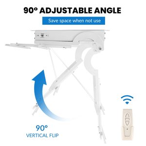 32-100 بوصة سقف حامل تليفزيون بين قوسين التلقائي أسفل الوجه بمحركات تلفزيون رفع السقف التحكم عن بعد للمناصب الرئيسية غرفة الفندق - Product Image 2
