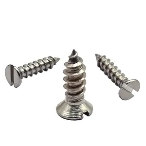 FAST A2/A4 Self Tapping Screws Slotted Pan Head Self-Tapping Screws DIN7972