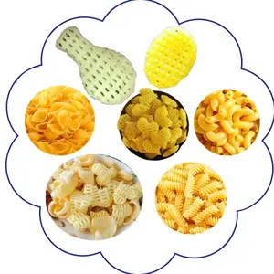 small Fried 3D Papad pellet Snacks food making extruder machine price