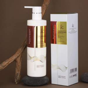 Après-shampoing à la kératine et au collagène en marque propre, traitement régénérant pour cheveux abîmés, lissage - Product Image 6