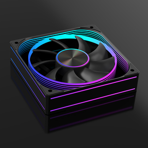 Lovinglcool 120mm Argb Quạt làm mát RGB gương trường hợp máy tính <span class=keywords><strong>fan</strong></span> hâm mộ chơi game CPU Cooler tản nhiệt người hâm mộ - Product Image 4
