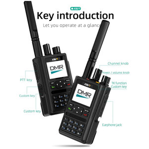 KSUN TFSI Bộ Thu Phát Băng Tần Kép Công Suất Cao 10W Máy Quét Radio Kỹ Thuật Số Hai Chiều Máy Bộ Đàm DMR GPS Tầm Xa Vệ Tinh - Product Image 3