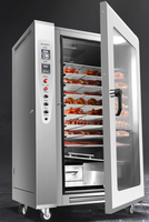 Four à fumage multifonctionnel commercial KR-SM-L9 avec moteur 220V 3600W grande capacité 50kg pour fumer poulet, canard, poisson et viande