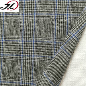 RTS stokta yeni moda ipliği boyalı kontrol tüvit yünlü kumaş takım elbise için - Product Image 5