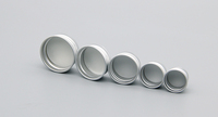Tapas de Aluminio con Rosca 18/410, 20/410, 24/410, 28/410, 30/410, Personalizadas con Impresión, Antiderrames, para Botellas de Cosméticos, Venta al Por Mayor de Fábrica