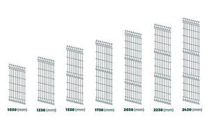 Pannello di Rete Metallica Elettrosaldata Curvata 3D con Pieghe a V in Acciaio Zincato e Rivestito in PVC per Recinzioni da Giardino e Agricole di Produzione - Product Image 6