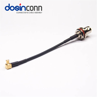 Câble coaxial avec connecteur BNC vers SMA N UHF RCA TNC MCX mâle femelle avec fil RG58 RG59 RG6 RG174 pour vidéo radio CCTV type à sertir