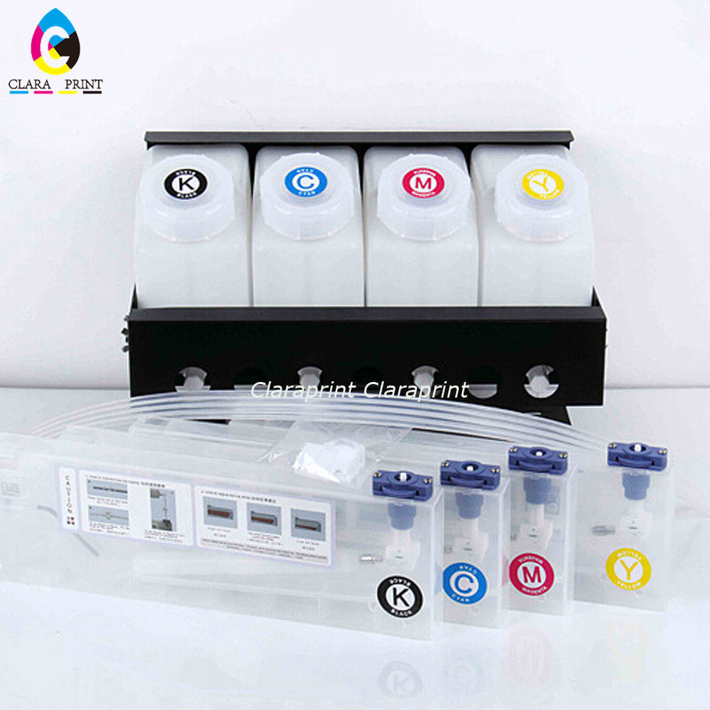 4 Cartucce Ricaricabili Vuote Da 220 Ml Per Sistema A Getto D'inchiostro Bulk, Compatibili Mimaki Roland Mutoh Epson - Foto 4