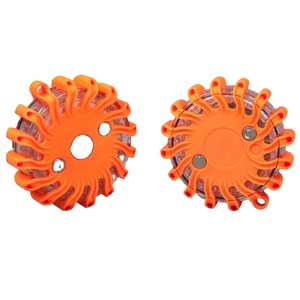 Car ceiling red and blue sentry box flashing <b>lights</b> barricade strobe <b>lights</b> flashing rotating round work <b>lights</b> - Product Image 2