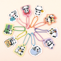 Porte-clés mignon en PVC léger et durable Paorang Lazy Mood avec personnage de dessin animé Let's Put It Tomorrow pour sac et clés