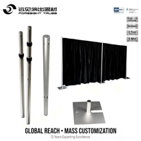 FORESIGHT Très demandé Matériel en aluminium pour systèmes de drapage pour salons professionnels, certifié pour mariages et événements