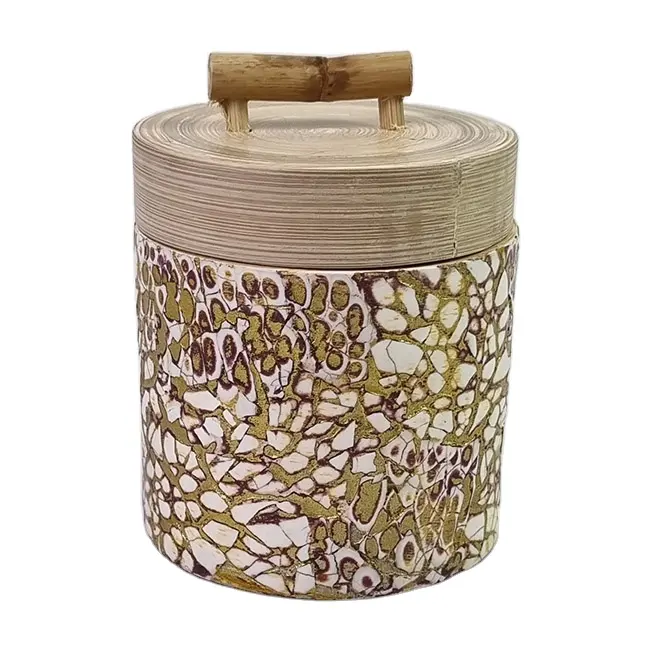 New Design Bamboo Storage Box High Quality Minimalist Storage Box With Mother of Pearl Made In Vietnam