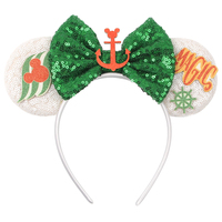 Serre-tête enfant mignon style dessin animé avec strass, sequins, nœud et oreilles de souris – Design populaire unisexe pour fêtes d'enfants