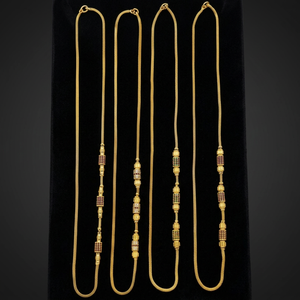 สร้อยคอทองคำแท้ 14K 18K 24K แบบไมโครน ขายส่ง, สร้อยคอแฟชั่น, สร้อยทองเหลือง, เครื่องประดับเพชร CZ ชุบทอง 24K - Product Image 4