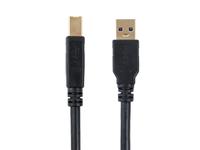 Cable USB 3.0 de A a B, 0.5M/1M/1.5M/2M/3M, Macho a Macho |   Moldado a presión 5Gbps