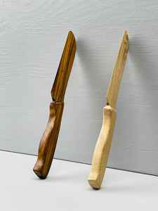 Eco Friendly <b>Wooden</b> Knife for <b>Kitchen</b> Safe for Nonstick Cookware Ideal for Cooking <b>Kids</b> Use or Rustic Home Decor - Product Image 6