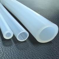 Tube en silicone de qualité alimentaire, résistant aux hautes températures, transparent, résistant à l'usure, inodore, flexible, résistant et souple