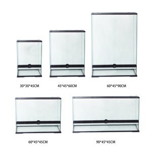 OEM Großhandel Glas Reptilien gehäuse <span class=keywords><strong>Terrarium</strong></span> Rahmen Reptilien Tank - Product Image 2