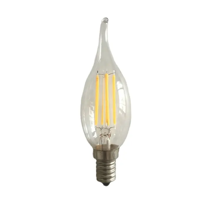 Decoration CA35 LED Filament Light CT35 Candle Light Bulb CT35 Tailed Lamp 4W 5W