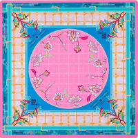 Alas Mahjong Bunga Cantik Bahan Neoprena dengan Pola Mawar Cerah untuk Set Amerika Desain Khusus Pabrik