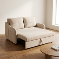 Klappbares Multifunktionales Schlafsofa, Ausziehbares Design, Ideal für Kleine Wohnungen, Wohnzimmer & Schlafzimmer