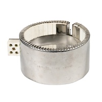 Chauffe-bande céramique isolé à économie d'énergie 110V 220V 2000W, anneau chauffant électrique pour machine d'extrusion plastique