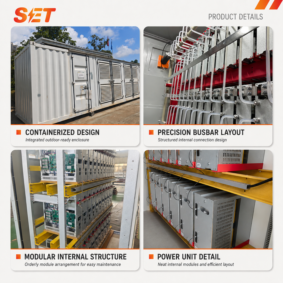 Var Substation High Performance 11kV 20Mvar Medium Voltage SVG Static Var Generator ...