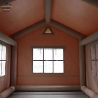 Ein-Zimmer 4M X 4M Katar Großes Campinghaus Winter 6-Personen Pavillon Outdoor Camping Aufblasbares Zelt