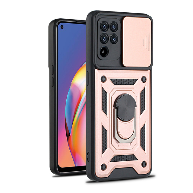 OPPO Realme C55 4G Phone Case New Design Protective Sliding Window with Lens Camera Shockproof Mobile Phone Back Cover