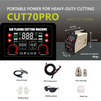 Coupe-plasma monophasé IGBT 4-en-1 robuste et convivial APEXYN CUT-70Pro pour acier/aluminium avec contrôle CNC de haute performance