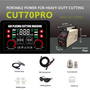 Inverter IGBT Monofase, Tagliatrice al Plasma 4-in-1 Facile da Usare e Resistente, APEXYN CUT-70Pro, Controllo CNC per Acciaio/Alluminio, Alta Precisione - Product Image 4