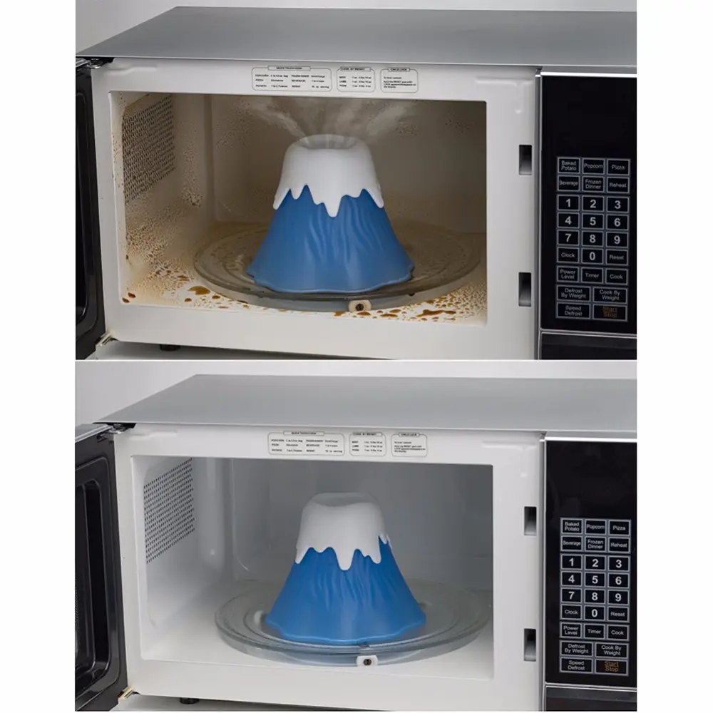 Кухонное устройство для очистки вулкана, микроволновый очиститель для приготовления пищи, кухонные приспособления, инструменты для очистки за считанные минуты, удовольствие