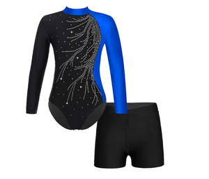 Trajes de Danza Contemporánea para Niñas de 6 a 16 Años, Leotardos para Gimnasia, Ropa de Entrenamiento para Niñas - Product Image 1