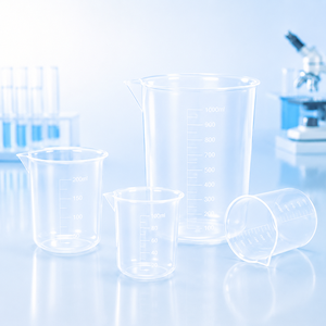 Bécher en plastique jetable de 50 ml, petit, <span class=keywords><strong>empilable</strong></span> et réutilisable pour laboratoire - Product Image 1