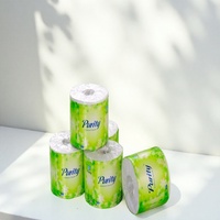 Papier toilette de haute qualité, naturel, meilleur prix, super doux, 3 plis, gaufrage moelleux, vente en gros