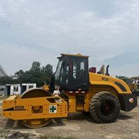 Compacteur de sol vibrant à tambour unique diesel Shantui SR22M de 22 tonnes, engin de construction lourd