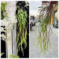 LO-798 Künstliche Hängende Grünpflanzen, Gefälschte Amaranthus-Perlenranken und Weidenranken für Hochzeiten, Events und Heimwanddekoration