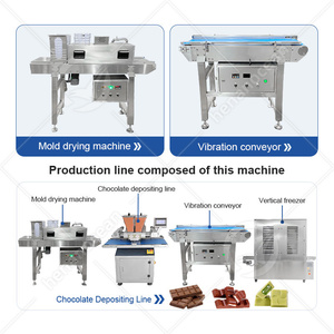 เครื่องปั๊มช็อกโกแลต praline เครื่องหยอดแบบอัตโนมัติสำหรับการค้ามหาสมุทร - Product Image 5