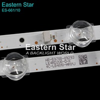 Bande de rétroéclairage LED ES-661 4C-LB4010-HR01J 40HR330M10A0 V4 Utilisation pour T C L 40F6 40S325 40S6500 THOMSON 40FD3306 2 pièces/ensemble