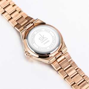 Orologio da <span class=keywords><strong>Donna</strong></span> Impermeabile di Moda con Quadrante in Vetro e Lancette, <span class=keywords><strong>Cinturino</strong></span> di Lusso in <span class=keywords><strong>Acciaio</strong></span> Inossidabile - Product Image 5