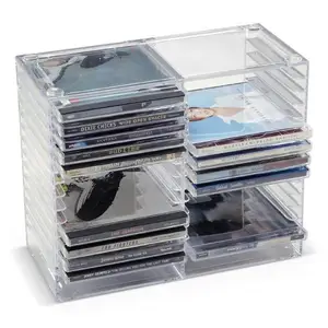 Hot clear acrylic CD racks