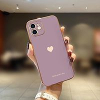 Coque en TPU de luxe multicolore pour iPhone 15 & 14 Girls' Heart-Shockproof Slim Fit Protective Case Compatible avec Infinix