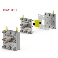Plaque bipolaire en métal pour électrolyseur MEA - Modèle : MEA-TI-TI