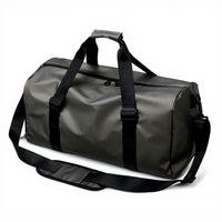 Sac de sport imperméable en PU tendance, grande capacité, personnalisable, portable, multifonctionnel, sac de rangement