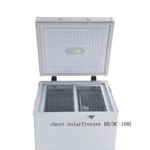 Congélateur coffre compact 108L DC 12/24V à énergie <span class=keywords><strong>solaire</strong></span>, mini-réfrigérateur pour la maison - Product Image 4