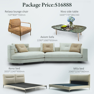 Venta Directa de Fábrica: Juego de Muebles de Lujo para Sala de Estar OEM ODM, Sofá Moderno con Mesa de Centro, Sillón de Descanso y Camas para <span class=keywords><strong>Dormitorio</strong></span> - Product Image 3