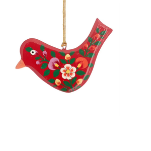 Hecho a mano respetuoso con el medio ambiente papel Mache pájaros festivo árbol de Navidad adornos colgantes al por mayor decoraciones navideñas - Product Image 5