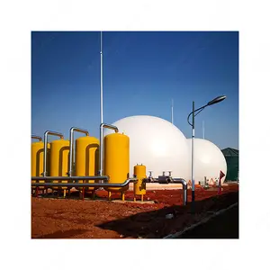 HaiYue biogas 2,0m3 pemegang gas membran ganda penyimpanan energi tanaman biogas