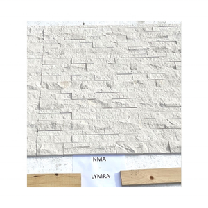 100% Natural Marble White Split Face Ledger Panel <b>Wall</b> <b>Fireplace</b> Decorative Home Decor Luxury Design Customized Size Durable - Product Image 5